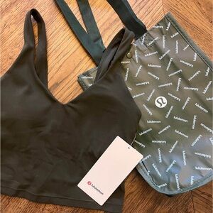 lululemon athletica Deep Green Sports Bra